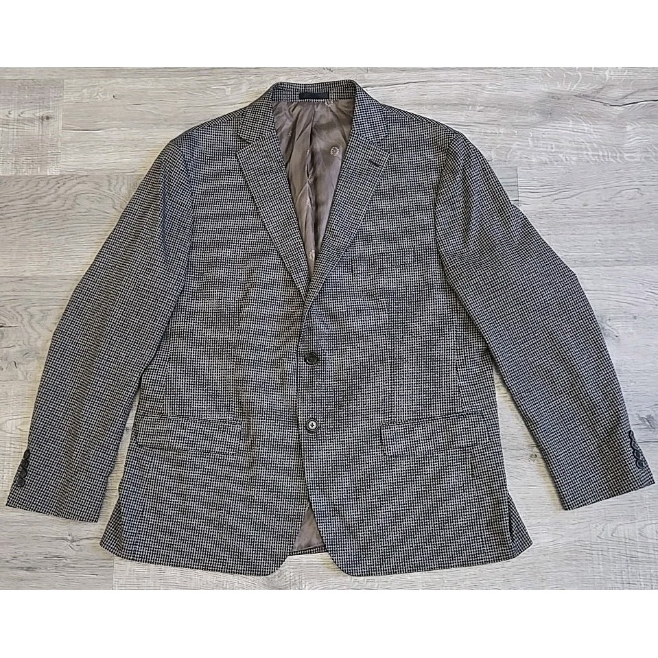 Lauren Ralph Lauren Black Label Men's Sports Coat Blazer Brown Plaid